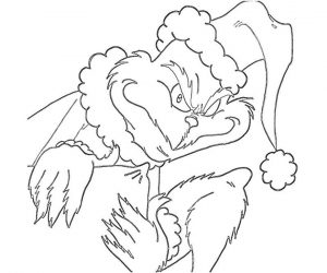 Grinch Coloring Pages for Adults Grinch Looking Very Mean