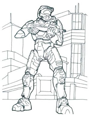Halo Coloring Pages Online Printable – 6dfg3