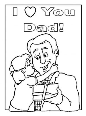 Father’s Day Coloring Pages