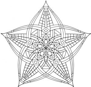 Hard Geometric Coloring Pages to Print Out – 15739