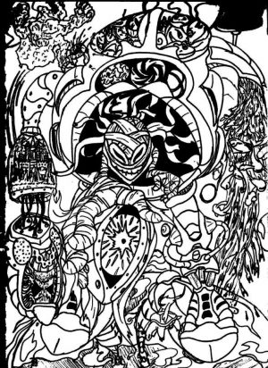 Hard Trippy Coloring Pages Free for Adults – GTS81