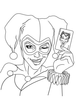 Harley Quinn Coloring Pages 5rdc