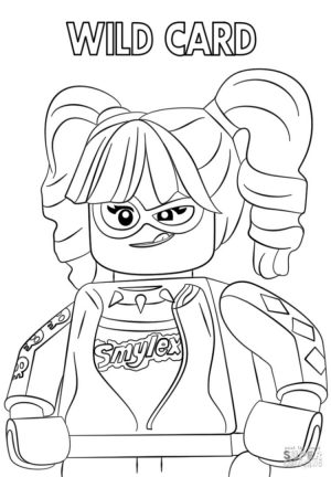 Harley Quinn Coloring Pages Printable 9wld