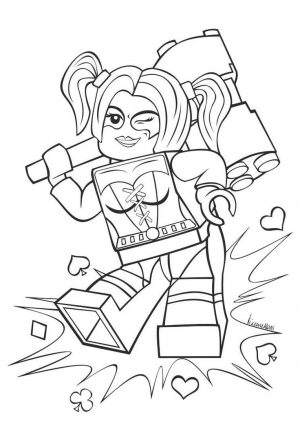 Harley Quinn Coloring Pages for Grown Ups 8ole