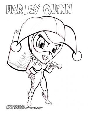 Harley Quinn Coloring Pages to Print 2rtl