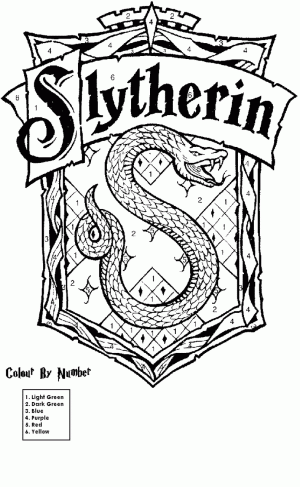 Harry Potter Coloring Pages Slytherin – 26741
