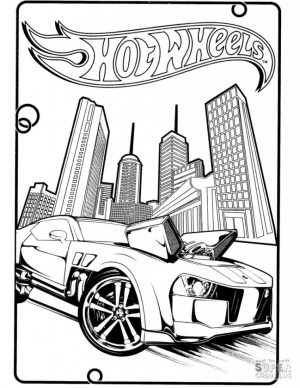 Hot Wheels Coloring Pages 3pon