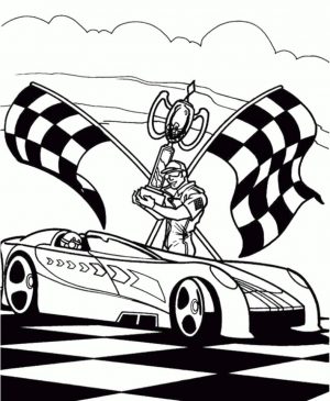 Hot Wheels Coloring Pages Free for Kids 5chm