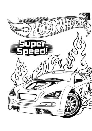 Hot Wheels Coloring Pages Printable 6ssp