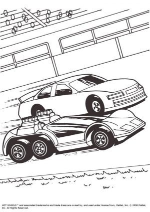 Hot Wheels Coloring Pages Race Car to Print 5sbs