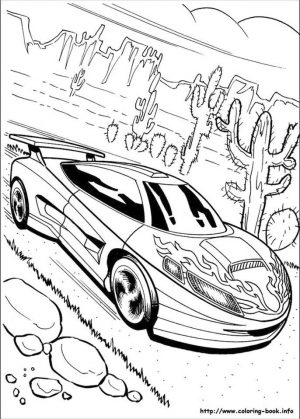 Hot Wheels Coloring Pages for Kids 3fre