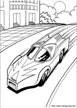 Hot Wheels Coloring Pages for Kids 6ftr