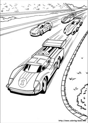 Hot Wheels Coloring Pages for Kids 7rce
