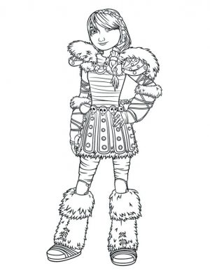 How to Train Your Dragon Coloring Pages Free Astrid Is so Beautiful