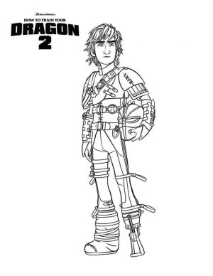 How to Train Your Dragon Coloring Pages Free Hiccup Is the Man