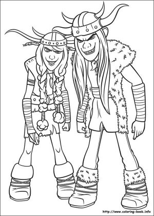 How to Train Your Dragon Coloring Pages Printable The Crazy Twin