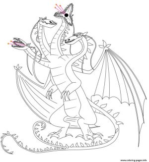 How to Train Your Dragon Coloring Pages for Kids Snaptrapper Dragon