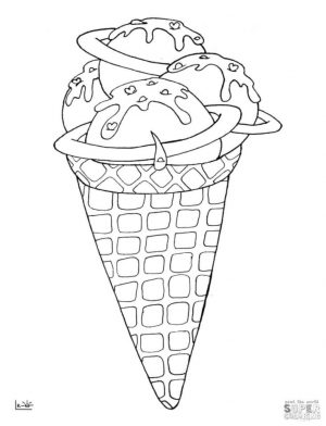 Ice Cream Coloring Pages 564n