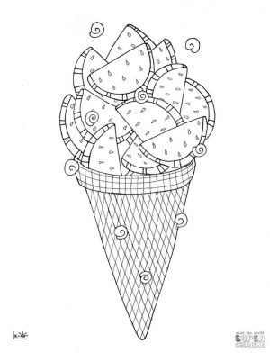 Ice Cream Coloring Pages 716a