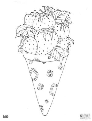 Ice Cream Coloring Pages 893b