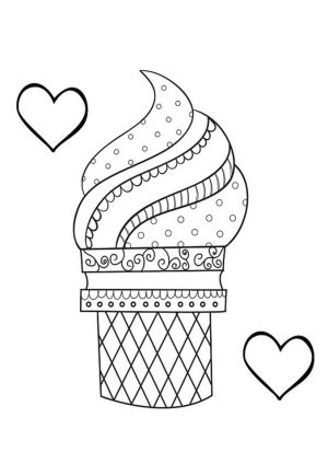 Ice Cream Coloring Pages Free 009c