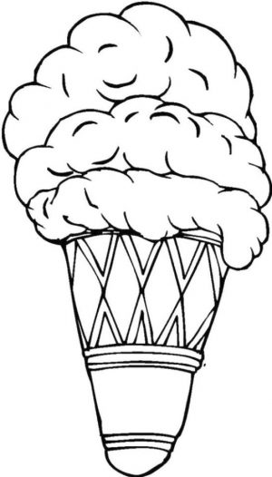 Ice Cream Coloring Pages Free Printable 415b