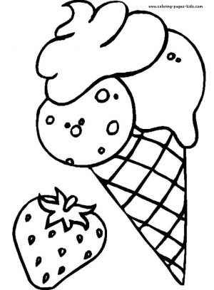 Ice Cream Coloring Pages Free for Kids 873c