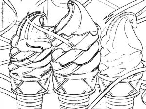 Ice Cream Coloring Pages Printable 278h