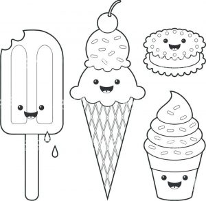 Ice Cream Coloring Pages for Toddlers 339c