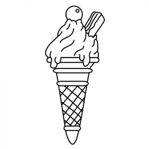 Ice Cream Coloring Pages to Print 168l