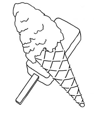 Ice Cream Coloring Pages to Print 830d