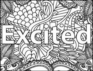 Inspirational Coloring Pages Free Excited