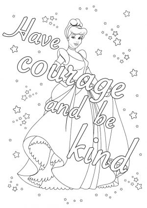 Inspirational Coloring Pages to Print Have Courage