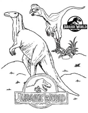 Jurassic World Coloring Pages Free 8fre