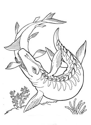 Jurassic World Coloring Pages Free for Kids 9ffk