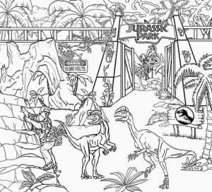Jurassic World Coloring Pages Free to Print 4ftp
