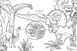 Jurassic World Coloring Pages Printable 9prt