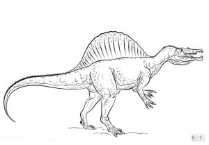 Jurassic World Coloring Pages Spinosaurus 5spi