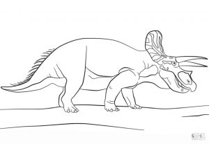 Jurassic World Coloring Pages Triceratops 4tri