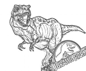 Jurassic World Coloring Pages Tyranosaurus Rex 1rxt