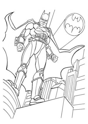 Justice League Coloring Pages Printable Batman