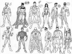 Justice League Coloring Pictures Justice League Costumes so Cool