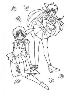Kawaii Coloring Pages Anime Girl Sailor Moon