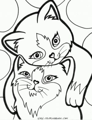 Kitten Coloring Pages Kids Printable – 5sf1 – new