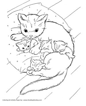Kitten Coloring Pages Kids Printable – 8fg3 – new
