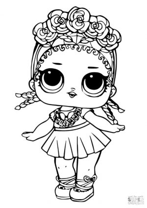 LOL Dolls Coloring Pages Coconut cnt4