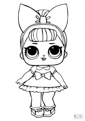 LOL Dolls Coloring Pages Fancy Glitter fg91