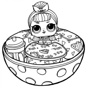 LOL Dolls Coloring Pages for Girls bwl8
