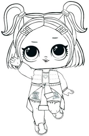 LOL Dolls Coloring Pages for Girls csl4