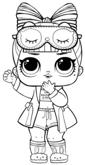 LOL Surprise Dolls Coloring Pages Free hre0